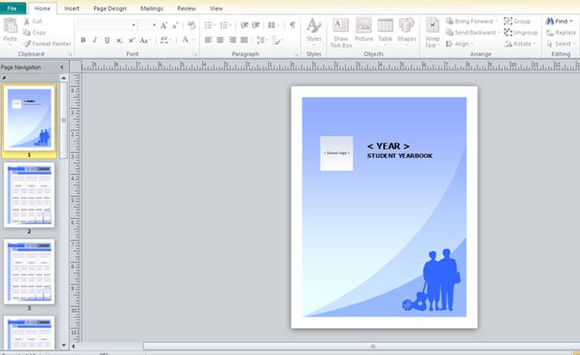 Download Software Free Yearbook Templates Microsoft Word